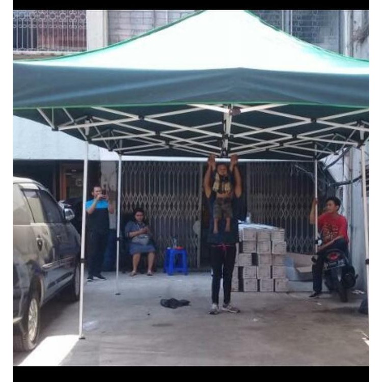 Jual tenda lipat uk 3x4.5 ketebalan besi 1.2 mm Berkualitas