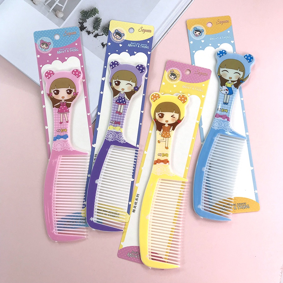 SISIR GAGANG MOTIF KEPALA/ SISIR GAGANG BESAR KARAKTER MOTIF KEPALA PER PCS RANDOM