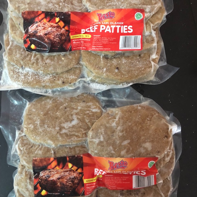 Promo Besto Beef Patties 500gr Enak Dijamin Isi 10pc Shopee Indonesia
