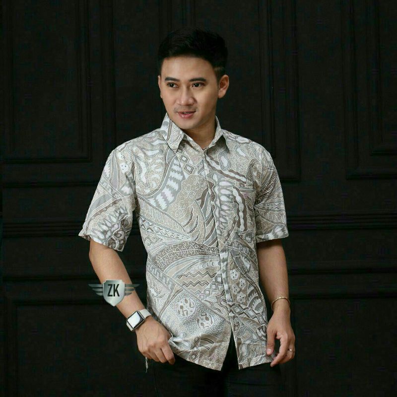 KEMEJA BATIK BAJU PRIA HRB20 M L XL XXL