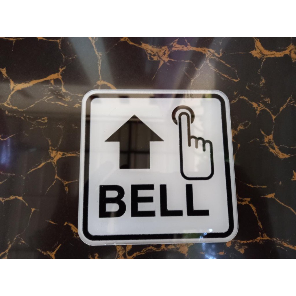 PAPAN NAMA BELL ACRYLIC