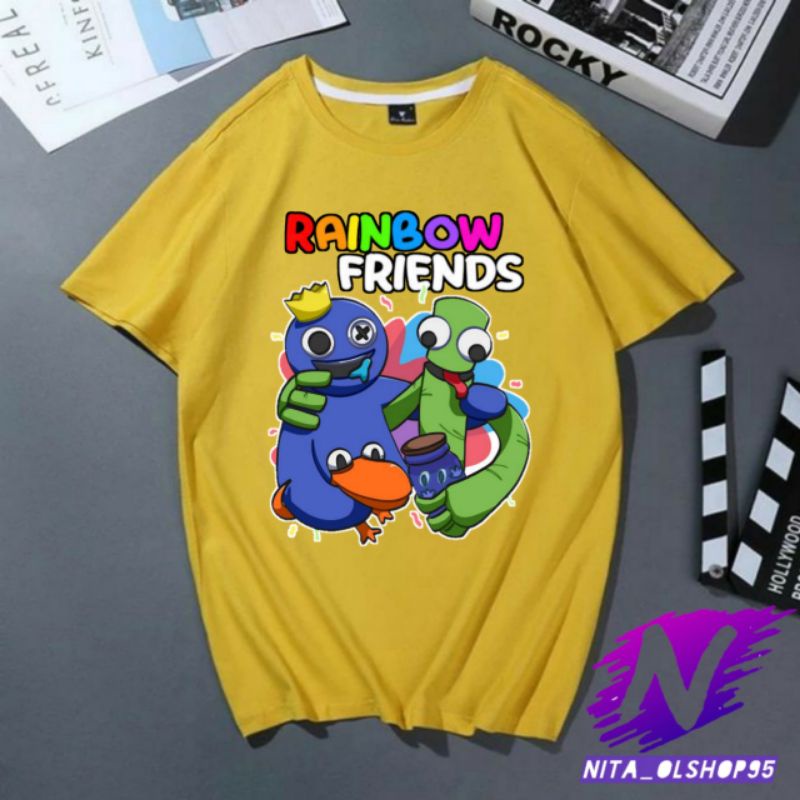 baju anak rainbow friends baju rainbow friends baju kaos anak rainbow friends kartun anak