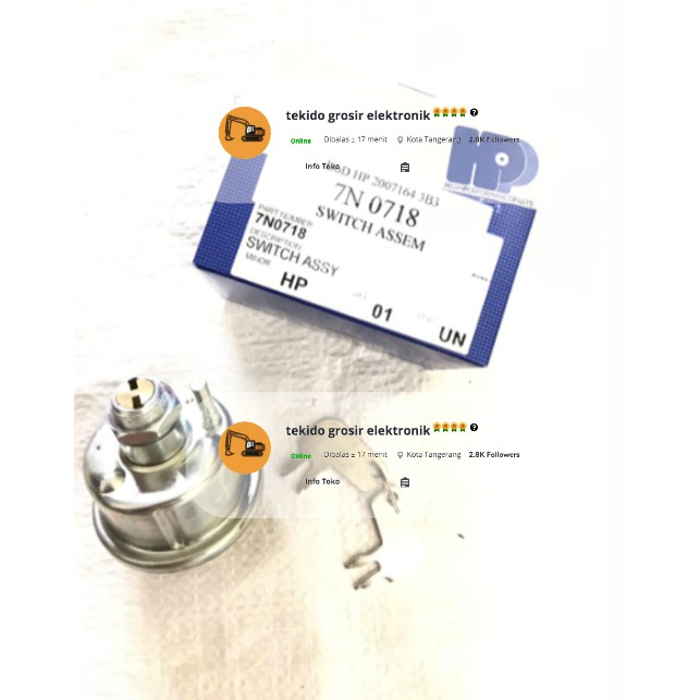 Kunci Kontak CAT 7N-0718 7N 0718 7N-0718 Switch Key CAT Merk HP
