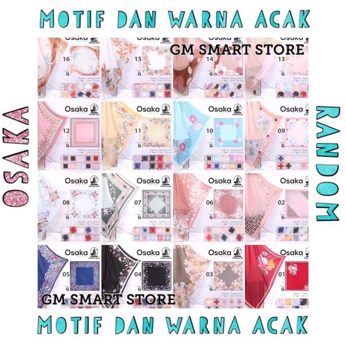 TERBARU KERUDUNG UMAMA OSAKA MOTIF SEGI EMPAT JILBAB HIJAB