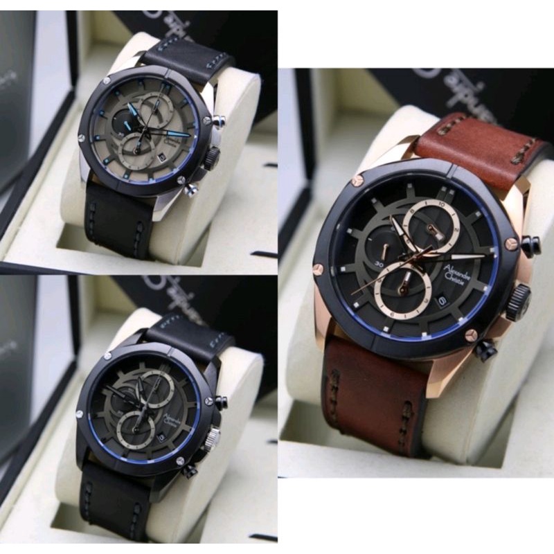 alexandre christie 6589 MF original #ac6589 / alexandre christie 6589 kulit / ac kulit pria original