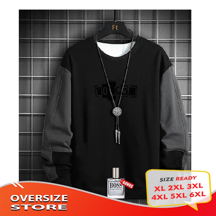 Sweater Crewneck BIG SIZE VOLCOM Jaket switer pria wanita Terbaru