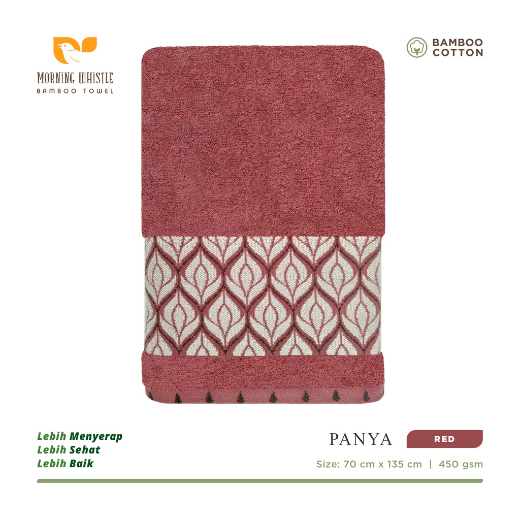 Handuk Mandi Morning Whistle by Terry Palmer Morning Whistle Bamboo Panya / Handuk Mandi Dewasa 70 x 135 cm