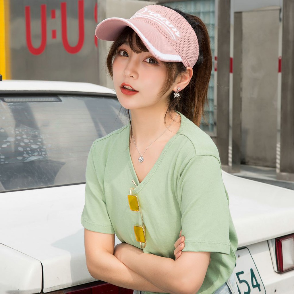 Topi Baseball Motif Dream Untuk Wanita Dan Pria Musim Panas Kosong Atas Perlindungan Matahari
