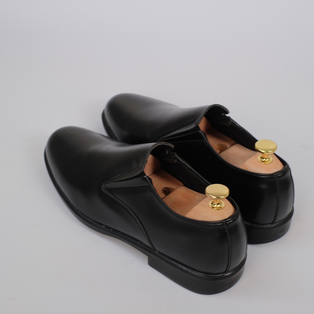 PANTOPEL BLACK |FORIND x Worka| Sepatu Slop Formal Kerja Kuliah Pria/Cowok/Men Ori Lokal Footwear
