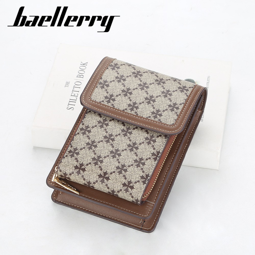 BAELLERRY N2362 Tas Selempang Wanita Tas Handphone Sling Bag PU Leather Premium WATCHKITE WKOS