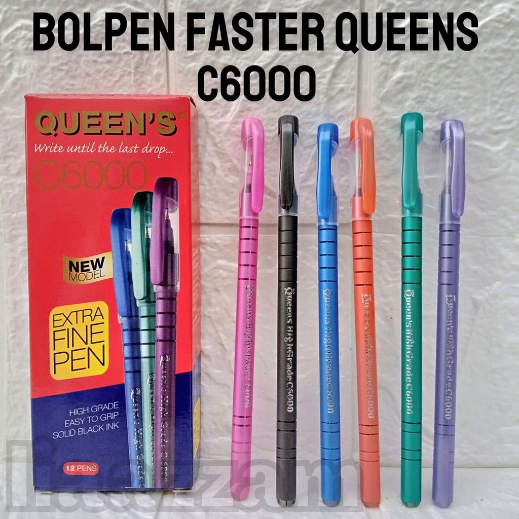 

Bolpen / Pulpen / Pen / Faster QUEENS C6000