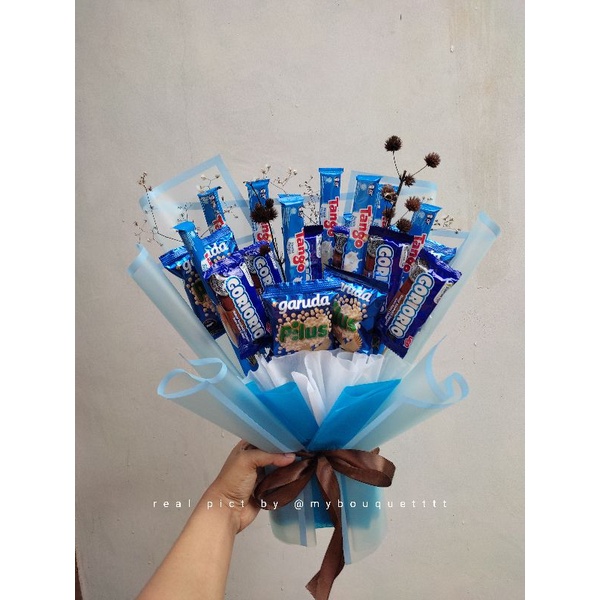 (@bouquetsaga)  BUKET SNACK TERMURAH / HADIAH WISUDA / BUKET WISUDA (B44)