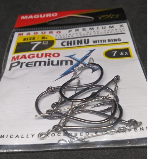 Kail Neklin Bawal No.7/Panjang Kawat Neklin 2 cm/Merk Maguro Premium/Chinu With Ring