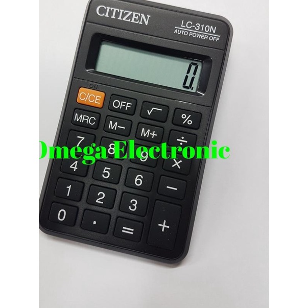 

✮ ORIGINAL Citizen LC-310N - Kalkulator Kantong Mini Calculator Pocket ☜