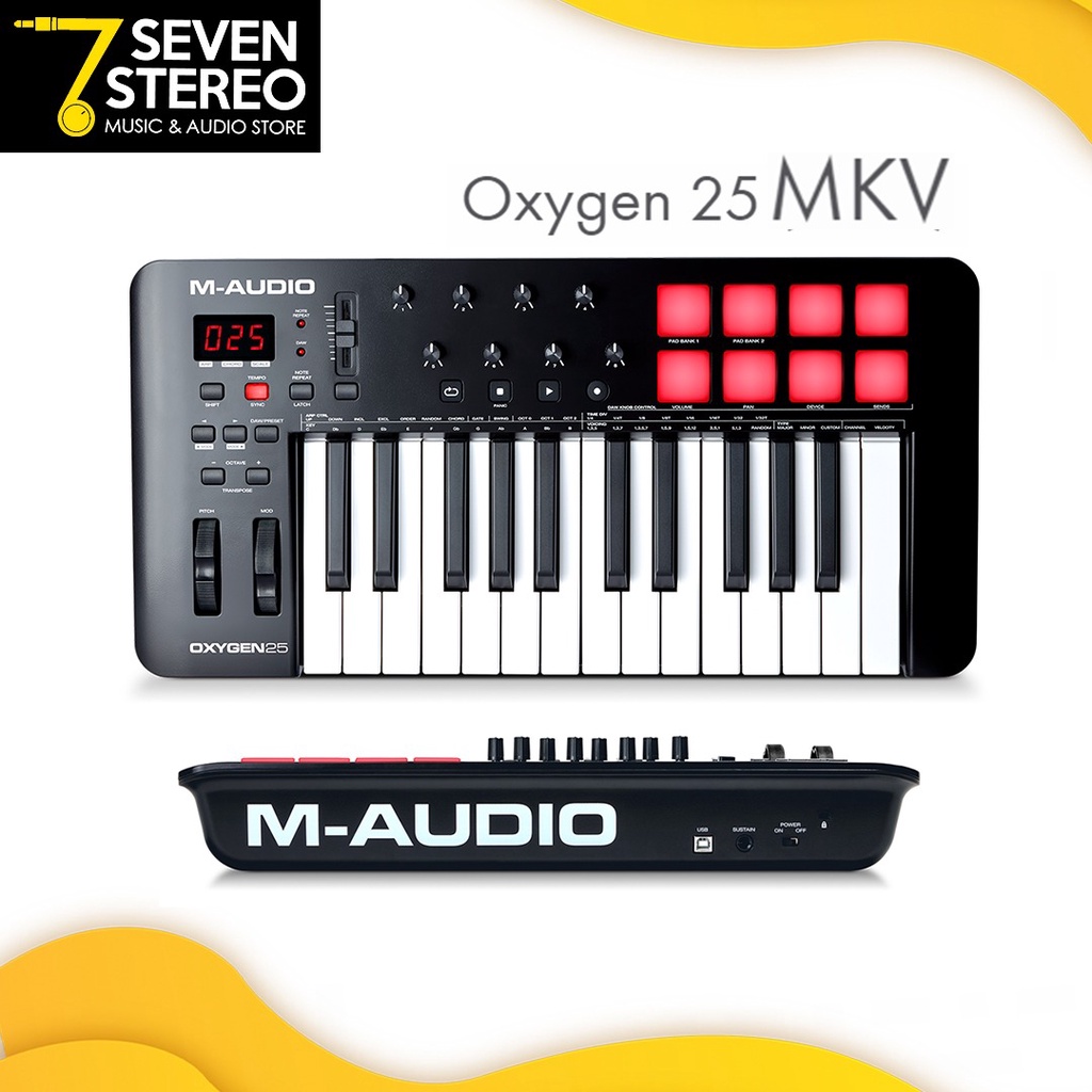 M-Audio Oxygen 25 MK V MK5 Midi Controller Keyboard 25 keys