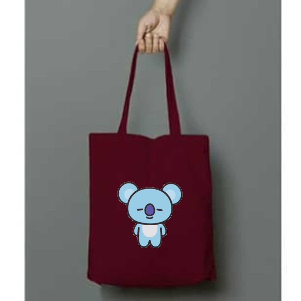 Totebag BT21 ( KOYA ) ll PAKAI RESLETING