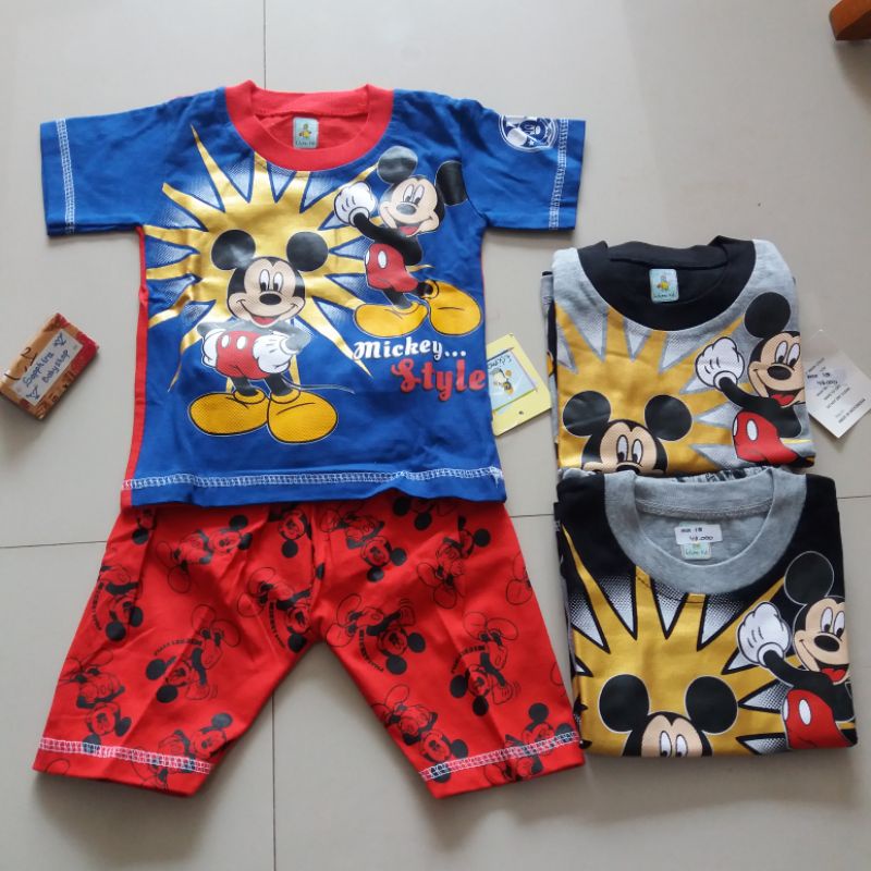 Setelan Anak Cowo Eskimo Kids/ Micky mix