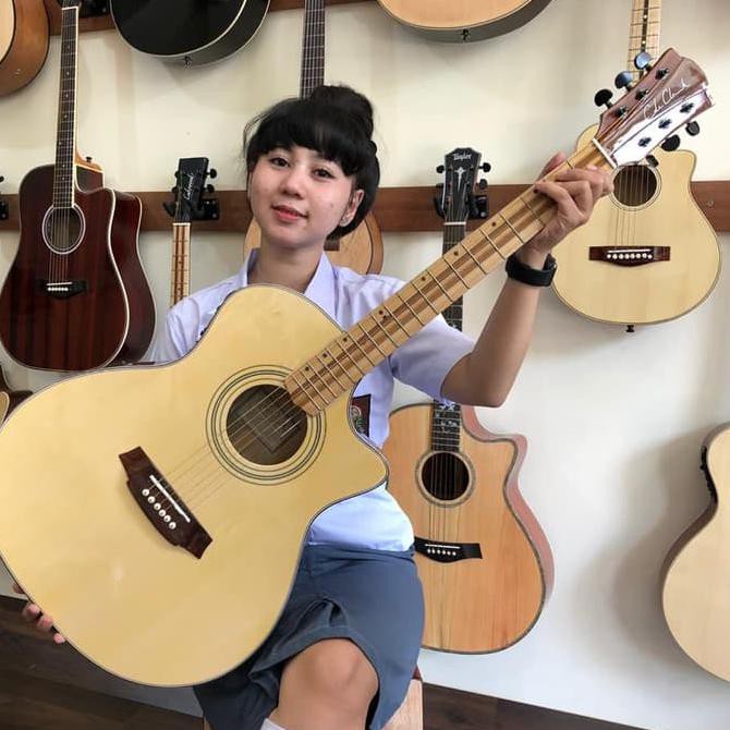 Lowienjan2 Gitar Akustik Elektrik Cole Clark (Natural)