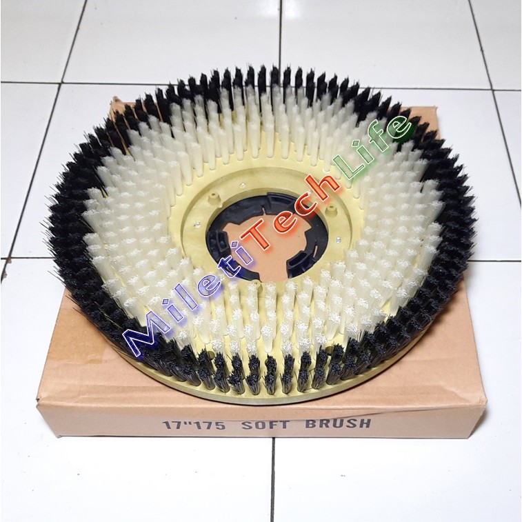 Sikat Polisher Soft Brush Sikat Karpet Hard Brush Sikat Lantai Pad Holder Buffing Pad 17inch