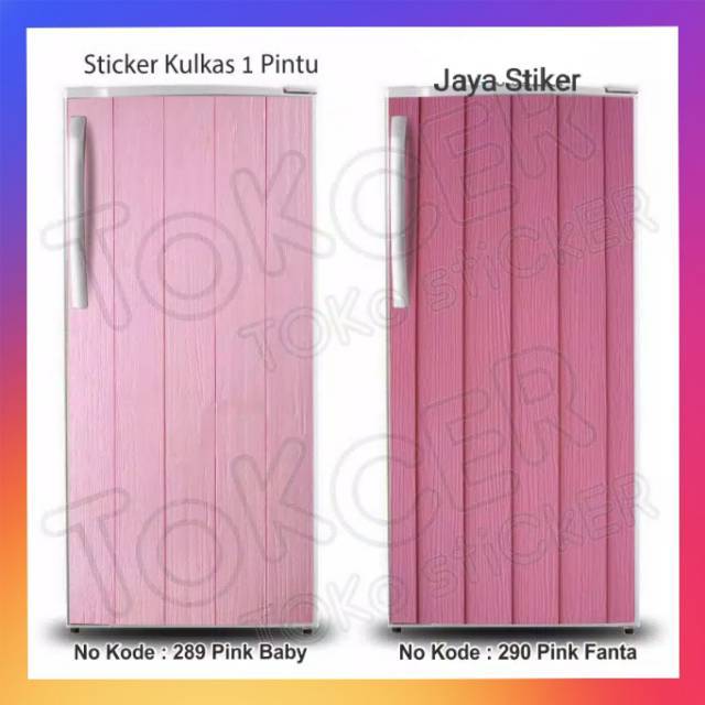 STIKER KULKAS 1 PINTU DAN 2 PINTU - STIKER MINI BAR