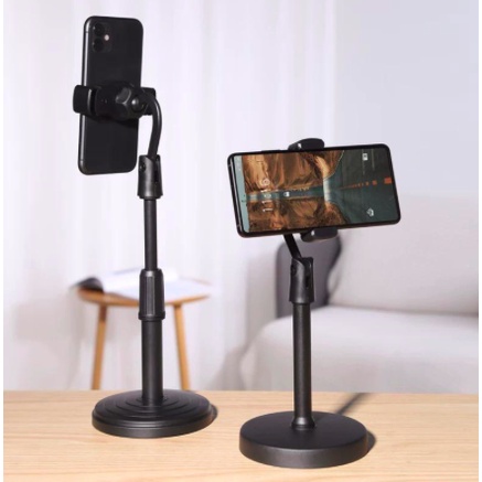 Stand Holder HP Handphone Penyangga Broadcasting Putar 360 Desktop