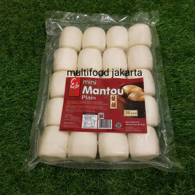 

Mantau edo mini plain frozen isi 20