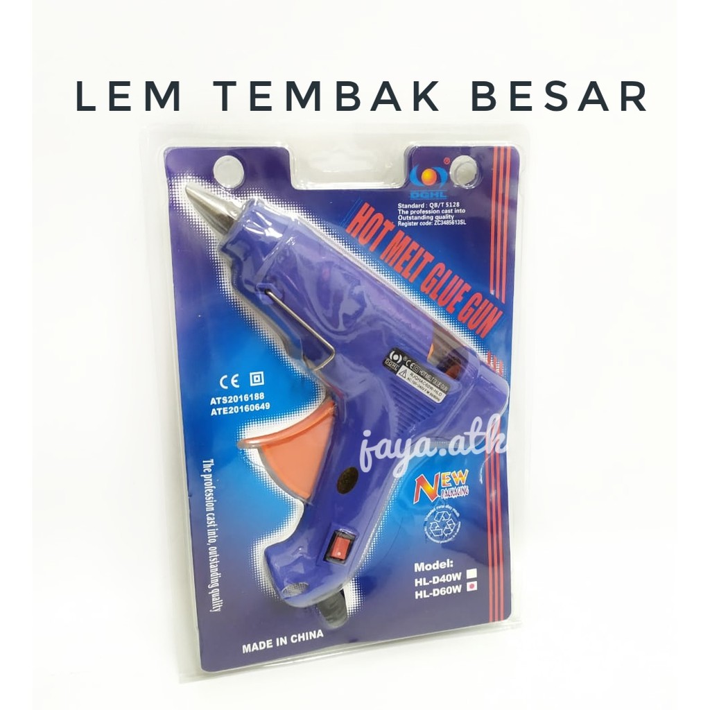 ALAT LEM TEMBAK BESAR MESIN LEM TEMBAK BESAR LEM LILIN GLUE GUN BESAR ON OFF