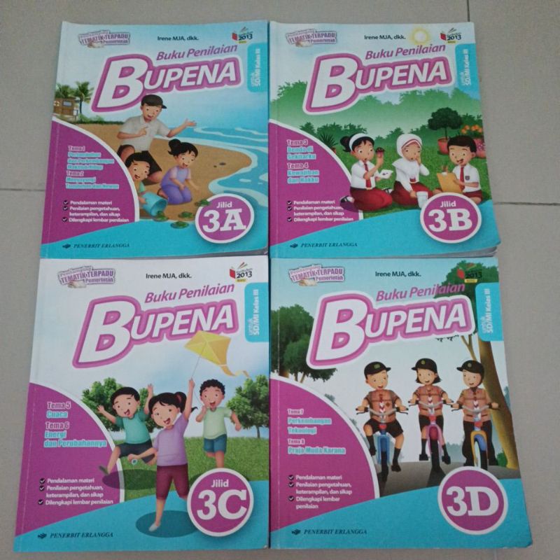 Buku Bupena Bekas Anak Kelas 3SD / BUPENA 3A / BUPENA 3B / BUPENA 3C / BUPENA 3D