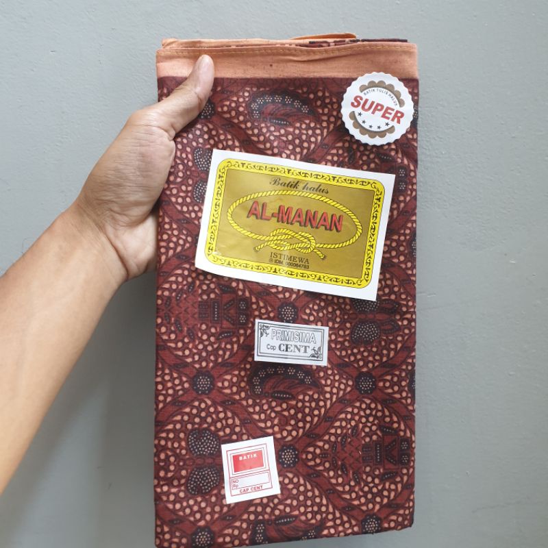 Kain Panjang Batik ALMANAN Cap Cent Kain Batik Halus ibu Melahirkan (KAIN PANJANG ALMANAN)