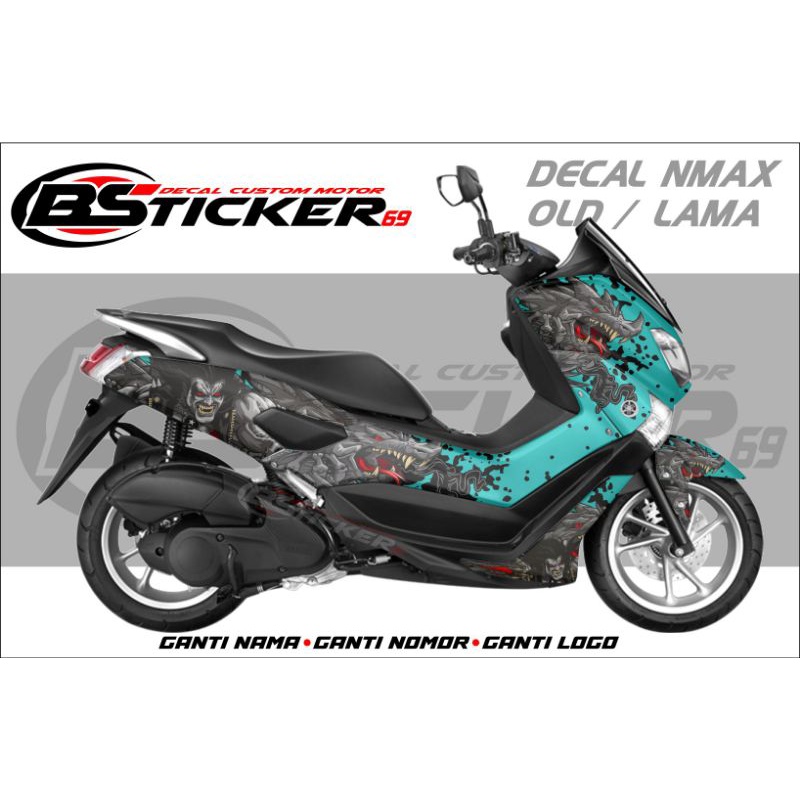 stiker decal motor Yamaha nmax 155 fullbody variasi Yamaha nmax
