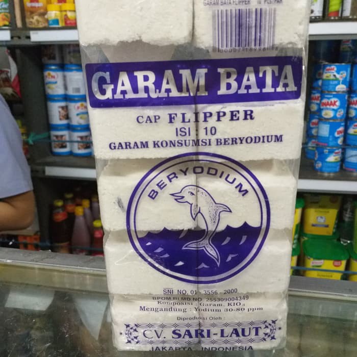 

flipper garam bata 2kg beryodium halal dan bppom