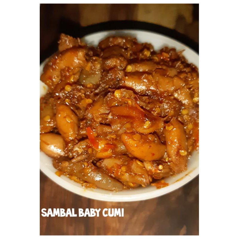 

sambel baby cumi