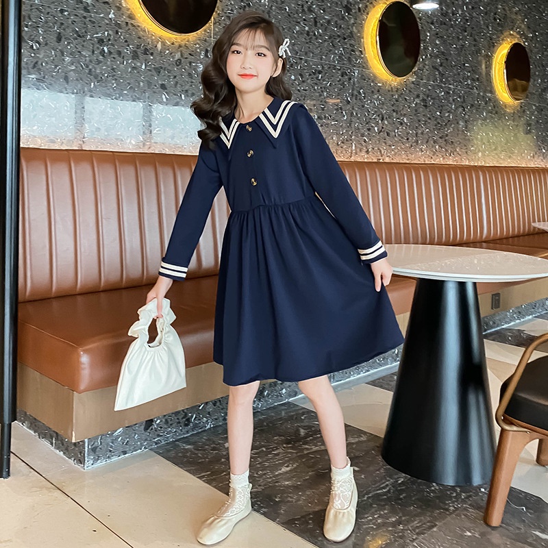 CHUBBI 133 Dress Anak Perempuan Style Sailor Girl