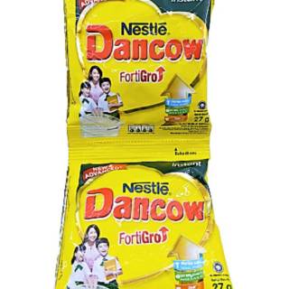 Susu Dancow Fortigro Instant Sachet Full Cream dan Cokelat