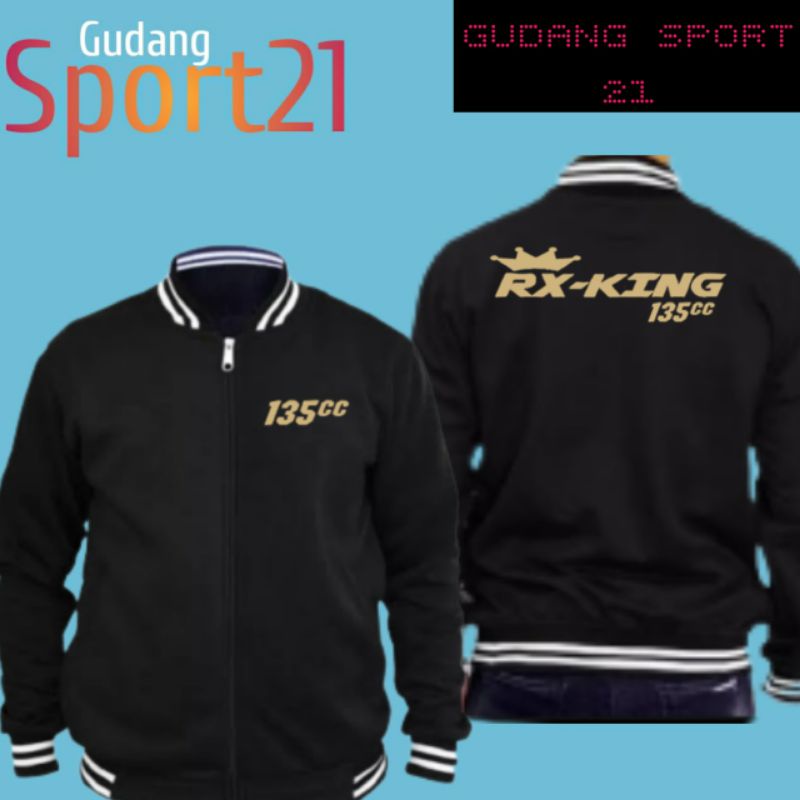 jaket baseball yamaha rx king 135cc jaket otomotif