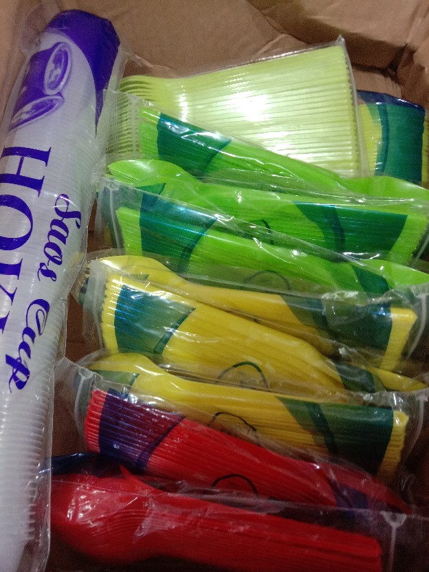 Cup Saos/sambal 30 Ml Round + Tutup Merek Hoki Harga 1 Roll Isi 50 Pcs