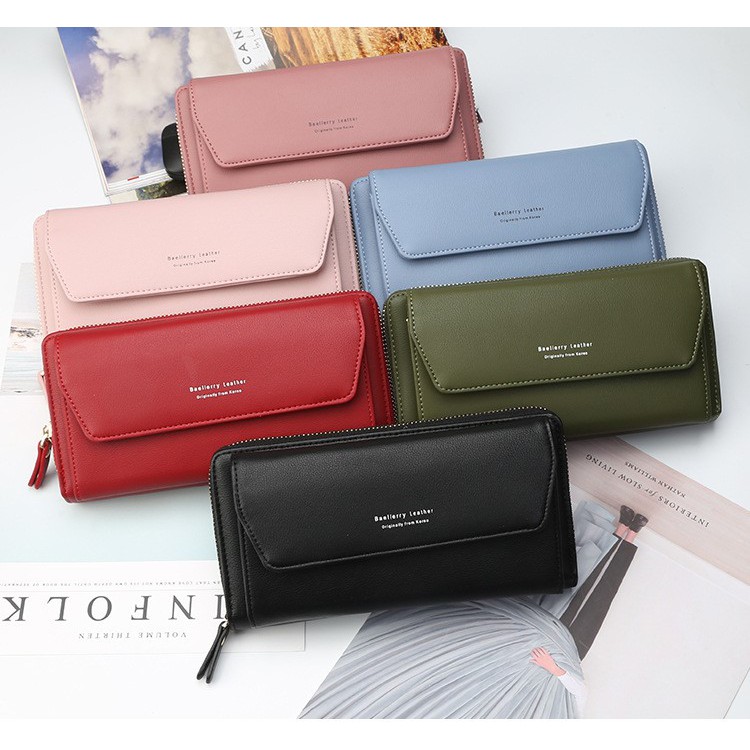 Baellerry Tas Dompet Wanita Selempang Kulit Premium | Wallet Bag  #5509