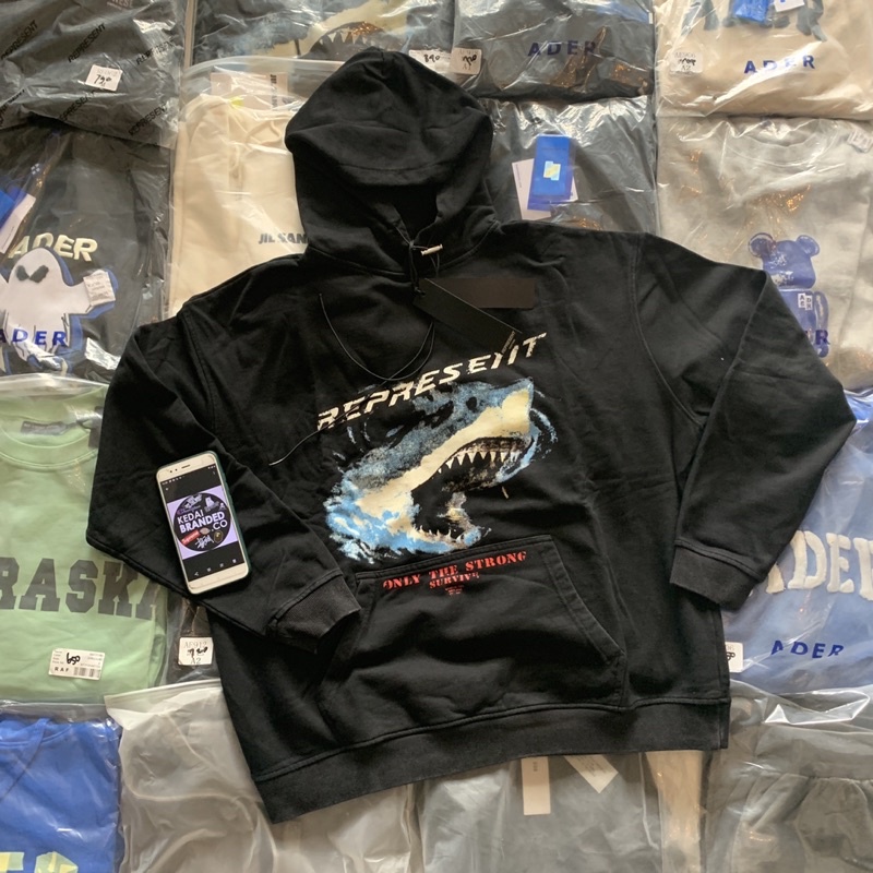 REP THE STRONG SURVIVE SHARK HOODIE