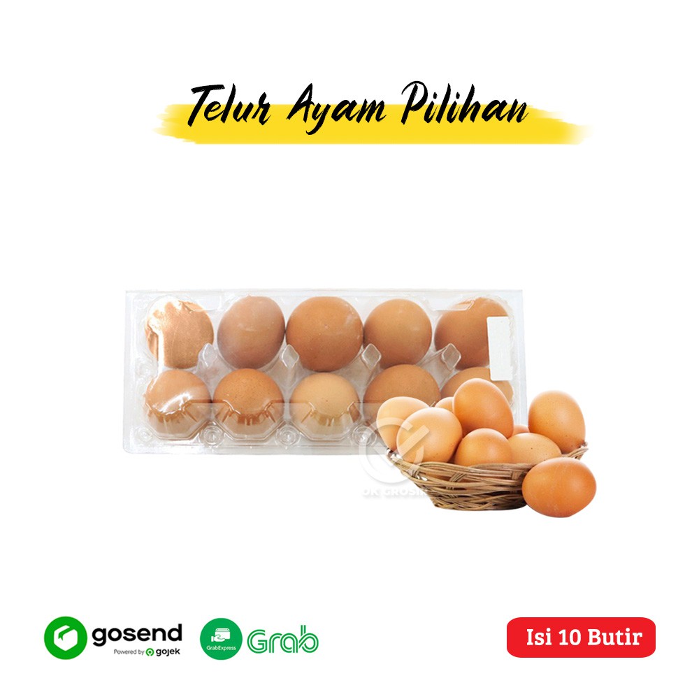 

Telur Ayam 1 Mika 10 Butir (KHUSUS GOSEND & GRAB)