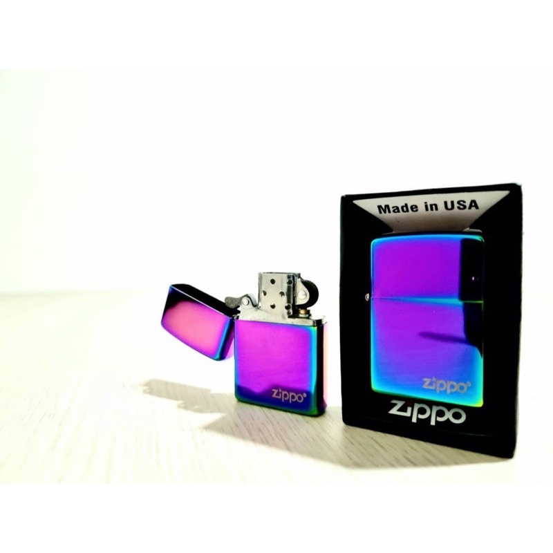 Korek Zippo Pelangi/Rainbow Grade Ori Zippo Premium