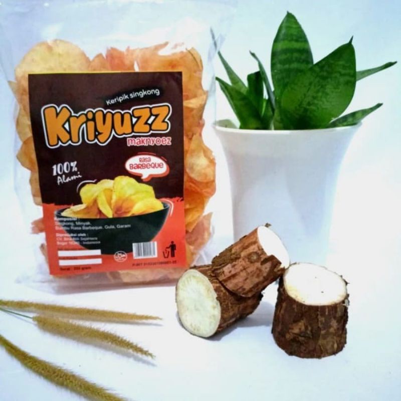 

Keripik Singkong Berbeque/cemilan keripik Singkong BBQ Kriyuzz