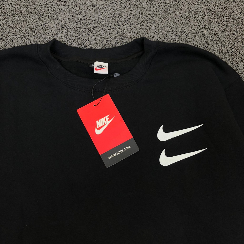 nike double swoosh crewneck sweatshirt