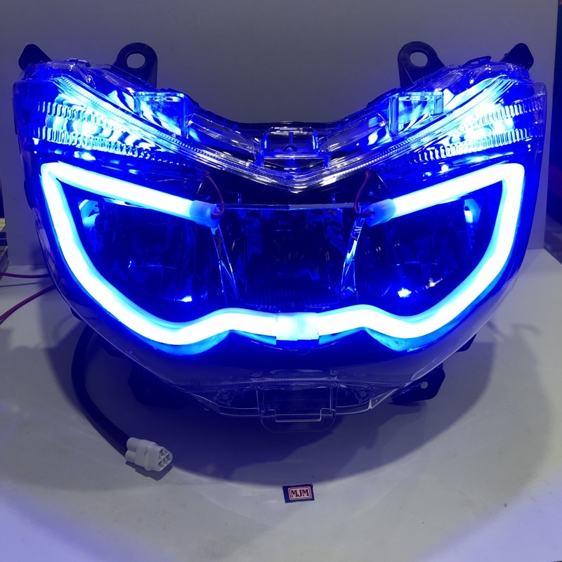 REFLEKTOR HEADLAMP NMAX UPGRADE SUPER TERANG+Alis lampu tinggal pasang plug n play