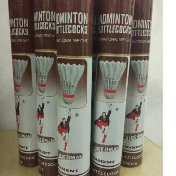 ✪ SHUTTLECOCK/ COCK BADMINTON SUPERMAN COKLAT MIDO ORIGINAL ✽