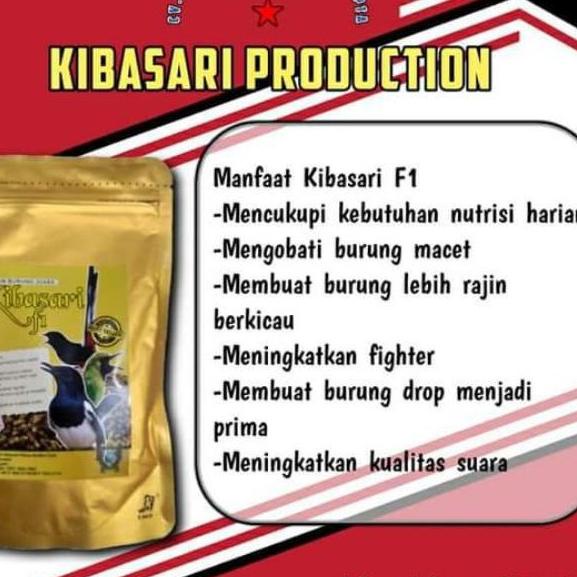 ☀ kibasari f1 pur kiba sari voer kicau murai kacer cucak ijo jenggot kapas pentet ✺