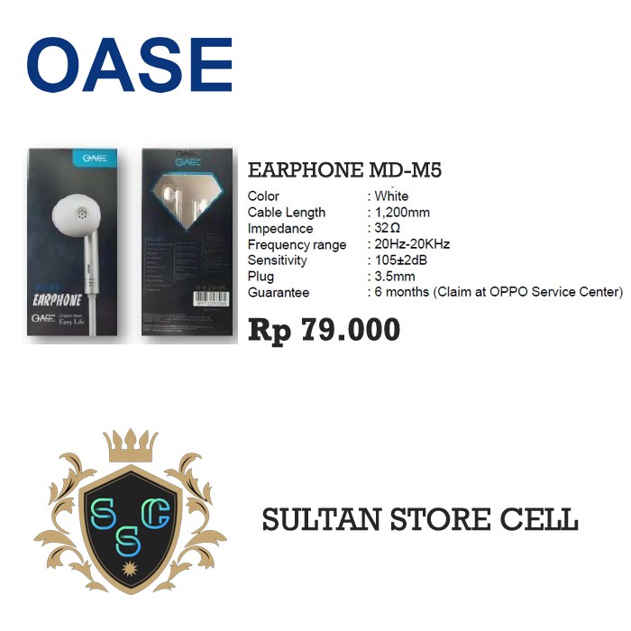 OASE EARPHONE