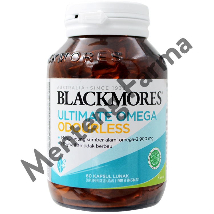 Blackmores Ultimate Omega Odourless 60 Tablet - Sumber Omega 3 Alami Bantu Jaga Kesehatan