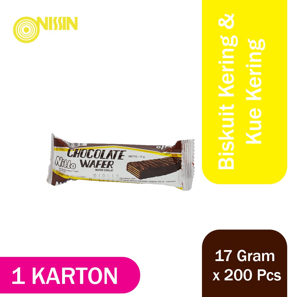 

Wafer Nitto 17 gr 1 Karton