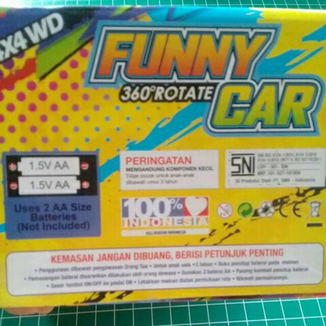 Funky Car 360° Rotate / Mobilan Jungkir Balik / Salto
