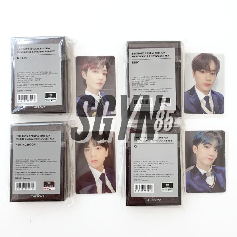 [ READY STOCK ] THE BOYZ KINGDOM MD MULTI CASE PHOTOCARD SET + BENEFIT PC KEVIN ERIC YOUNGHOON Q CHA